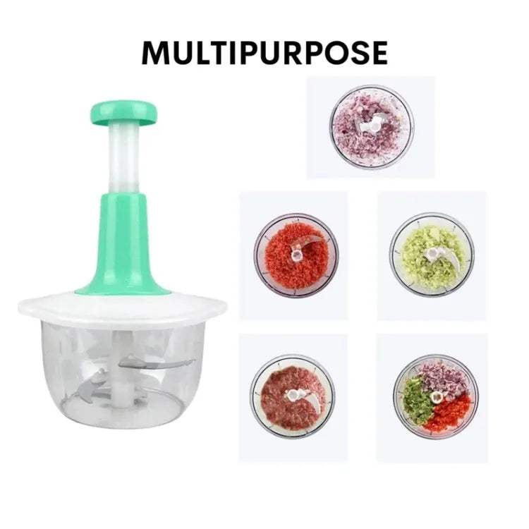 Manual Hand Push Vegetable & Meat Chopper