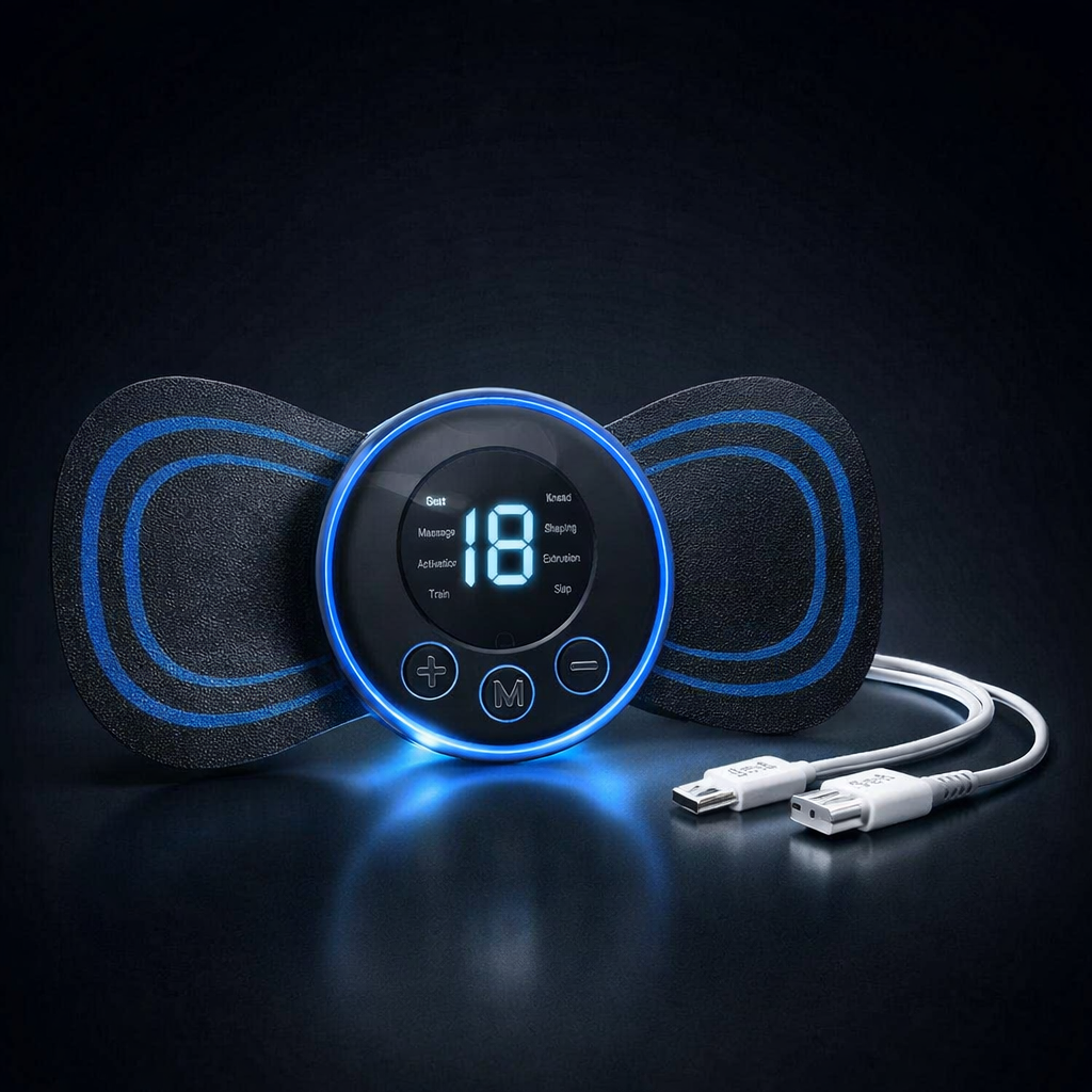Rechargeable EMS Butterfly Muscle Massager