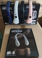 Wearable Bladeless Neck Fan with LED