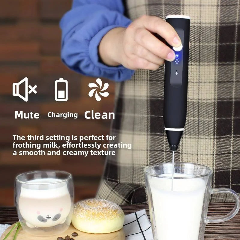 USB Rechargeable Milk Frother
